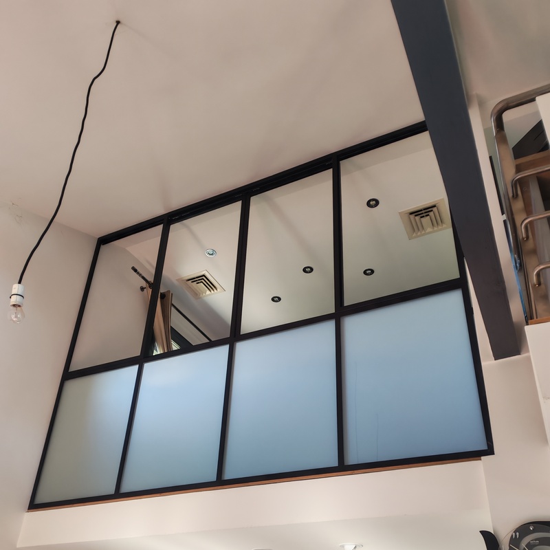 Pergola métal / verre extérieure
